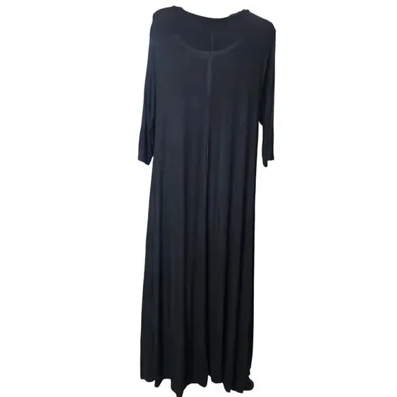 Christ Centered Black Blinged Maxi Dress Sz O/S 
One Size Fits Most - Picture 2 of 7